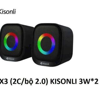 Loa vi tính kisonli X3 - cổng usb