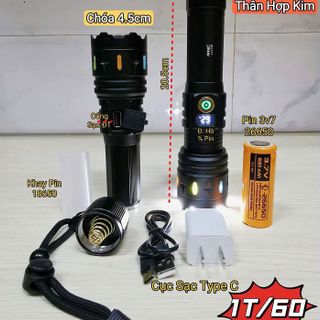 ĐÈN PIN CẦM TAY SIÊU SÁNG ZOOM S10