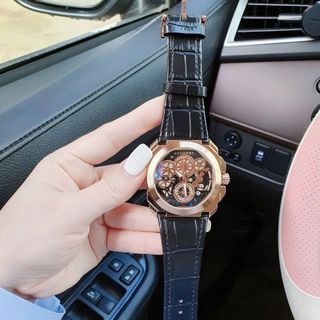SALE BỎ MẪU ĐỒNG HỒ NAM TRUNG CẤP PVL DÂY DA CHẠY FULL KIM 4969