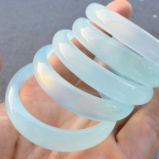 Vòng bản chalcedony xanh dương ni 51 đến 53