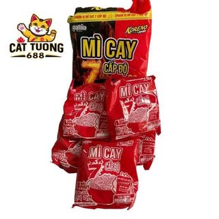 1 Lốc 10 Gói Koreno Jumbo Mì Cay 7 Cấp Độ – Thách Thức Vị Giác, Kích Thích Đam Mê