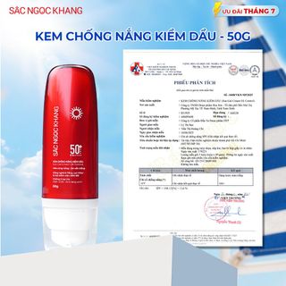Kem Chống Nắng Kiềm Dầu [Tuýp 50g]