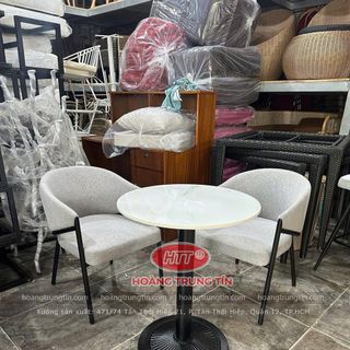 Ghế cafe sắt nệm cao cấp theo yêu cầu