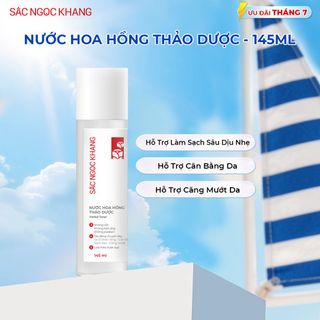 Nước Hoa Hồng Thảo Dược Sắc Ngọc Khang [Chai 145ml]