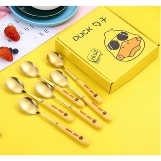 Set 6 Muỗng Thìa Inox Vịt Duck (Thùng 200) (Set)