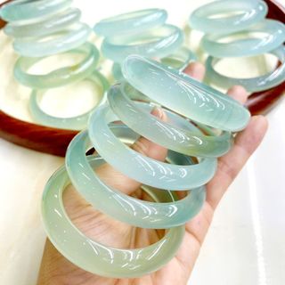 Vòng tay chalcedony xanh biển khởi quang ni 50 đến 54
