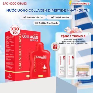 Nước Uống Collagen Dipeptide Sắc Ngọc Khang [Hộp 30 Túi] TẶNG 1 Trong 3 Món Bất Kỳ