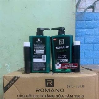 Dầu Gội Tặng Sữa Tấm Romano