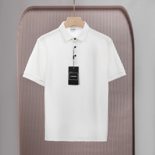 Áo POLO Nam Ngắn Tay Màu Trắng BASIC TRƠN