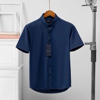 Áo Sơ Mi Nam Tay Ngắn Dáng Suông - Trẻ Trung, Năng Động, Vừa Vặn và Thoải Mái
