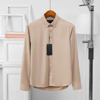 Áo sơ mi nam màu Trắng chất Cotton đẹp