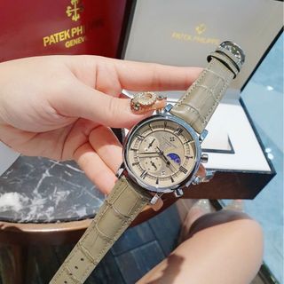 SALE BỎ MẪU ĐỒNG HỒ NAM TRUNG CẤP BATEK PHILIP DÂY DA MẶT TRÒN