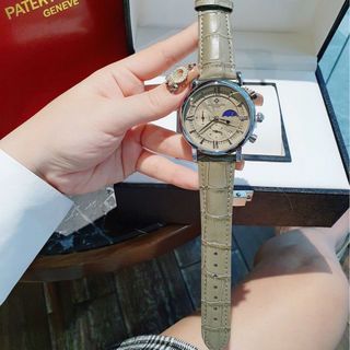 SALE BỎ MẪU ĐỒNG HỒ NAM TRUNG CẤP BATEK PHILIP DÂY DA MẶT TRÒN