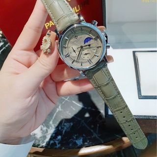 SALE BỎ MẪU ĐỒNG HỒ NAM TRUNG CẤP BATEK PHILIP DÂY DA MẶT TRÒN