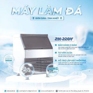 Máy làm đá công suất 100KG – ZH220Y