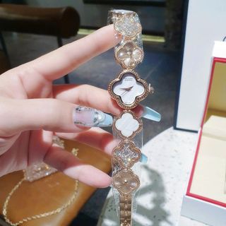 SALE BỎ MẪU ĐỒNG HỒ NỮ THỜI TRANG VANCLEF LẮC HOA