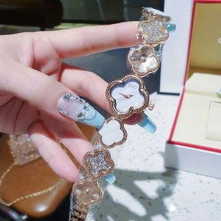 SALE BỎ MẪU ĐỒNG HỒ NỮ THỜI TRANG VANCLEF LẮC HOA
