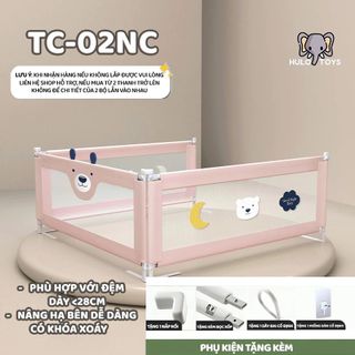 Thanh Chắn Giường Cao Cấp 2025, Thanh Chắn Giường Nâng Hạ Một Bên An Toàn Cho Bé