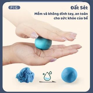 Bộ Đồ Chơi Đất Sét Nấu Ăn, Đất Nặn Tạo Hình Kích Thích Sáng Tạo, An Toàn Cho Bé
