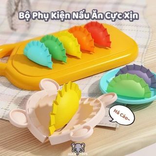 Bộ Đồ Chơi Đất Sét Nấu Ăn, Đất Nặn Tạo Hình Kích Thích Sáng Tạo, An Toàn Cho Bé
