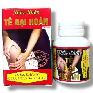 Viên uống nhức khớp Tê Bại Hoàn hỗ trợ đau lưng viêm nhức xương khớp, gai cột sống, thoái hoá khớp - Mã số 1502 giá sỉ