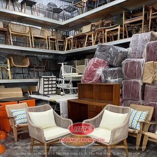 Ghế sofa chân gỗ đan sợi dây dù tốt