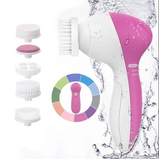 Máy Rửa Mặt đa năng 5 trong 1 máy massage da mặt làm sạch sâu tẩy trang da mặt