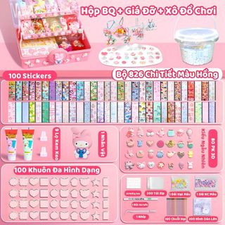 Bộ Kem Keo Dán Thẻ Goo 826 Chi Tiết, Đồ Chơi DIY, Handmade, Thủ Công, Dán Sticker