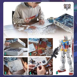 Mô Hình Lắp Ghép HG 1/144 Cho Bé, Đồ Chơi Cho Bé Từ 6 Tuổi Sáng Tạo Lắp Ráp