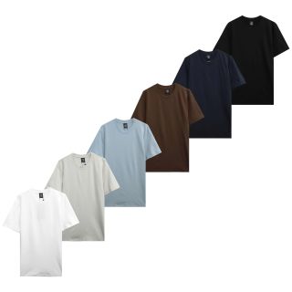 Áo thun nam.   Vải Cotton gân dệt mắt thơm, co giãn 4 chiều, mềm mịn, thấm hút mồ hôi tốt.