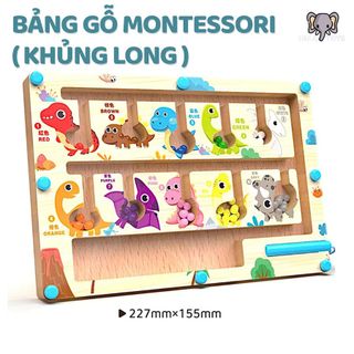 Đồ Chơi Montessori Phân Biệt Màu Sắc, Bảng Gõ Đếm Từ Tính Cho Bé, Đồ Chơi Giáo Dục Sớm