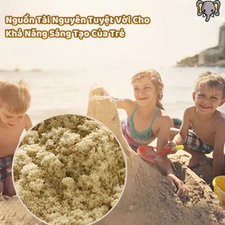 Cát Động Lực Cho Bé Gói 0.5kg - Cát Động Lực, Đồ Chơi Sáng Tạo Giáo Dục