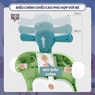 Xe Tập Đi Cho Bé 6in1, Nhiều Chức Năng Khóa Bánh An Toàn Tập Chòi Chân Cho Bé