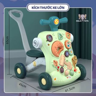 Xe Tập Đi Cho Bé 6in1, Nhiều Chức Năng Khóa Bánh An Toàn Tập Chòi Chân Cho Bé