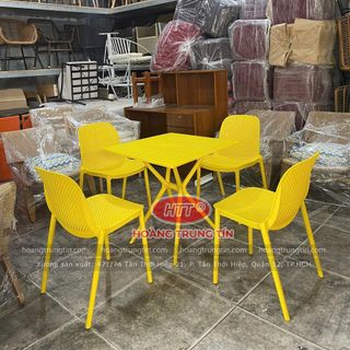 Ghế nhựa đúc cafe ngoài trời giá rẻ