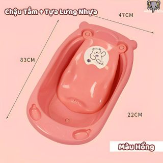 (Xả kho) Chậu Tắm Cao Cấp Cho Bé Có Van Thoát Nước, Thau Tắm Cho Bé Sơ Sinh