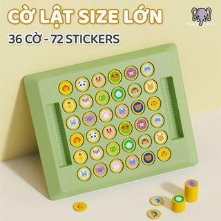 Đồ Chơi Cờ Lật Luyện Trí Nhớ Cho Bé, Đồ Chơi Vui Nhộn 2 Người Chơi