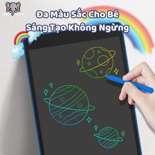 Bảng Vẽ Điện Tử LCD Nhiều Màu Sắc, Bảng Vẽ Tự Xóa 16 Inch Đa Sắc