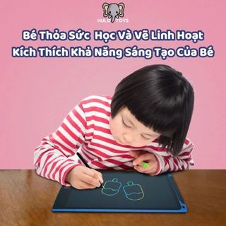 Bảng Vẽ Điện Tử LCD Nhiều Màu Sắc, Bảng Vẽ Tự Xóa 16 Inch Đa Sắc