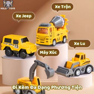 Bộ Đồ Chơi Ô Tô Đường Sắt Kỹ Thuật Điện Ô Tô Đường Sắt Lắp Ráp Đồ Chơi Trẻ Em