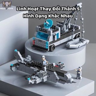 Đồ Chơi Lắp Ráp Tàu Chiến SIZE 74CM Cho Bé Từ 6 Tuổi Sáng Tạo, Xếp Hình Lớn