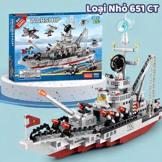 Đồ Chơi Lắp Ráp Tàu Chiến SIZE 74CM Cho Bé Từ 6 Tuổi Sáng Tạo, Xếp Hình Lớn