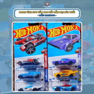 Mô Hình Xe Đua Hợp Kim Cho Bé, Mô Hình Hot Moka Basic tỉ lệ 1:64, Xe Ô tô Mô Hình