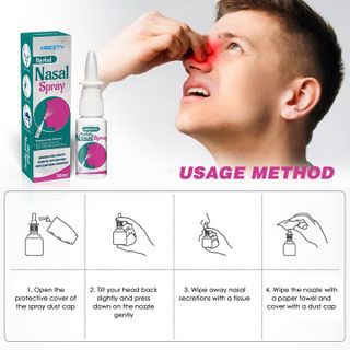 Dứt điểm viêm xoang, viêm mũi dị ứng, viêm mũi mãn tính, thông hốc xoang với chai xịt mũi Nasal Spray xuất xứ Nhật Bản loại 30 ml – Mã số 1215