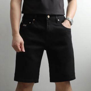 Short jean nam.  Chất  Jean dày dặn có thun co giãn thoải mái.  Mền mịn.