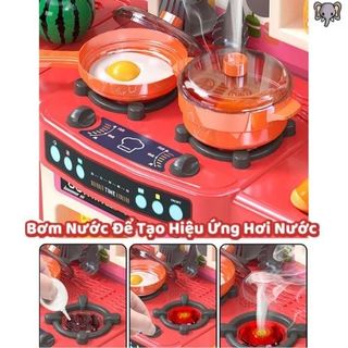 Đồ Chơi Nhà Bếp CỠ LỚN 90cm Cho Bé - Mô Phỏng Nấu Ăn Chân Thật, Hơi Nước Thật