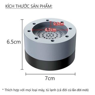 Bộ 4 Chân Chống Rung Máy Giặt Tủ (Bao 30 Bộ)