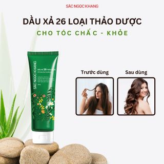 COMBO DẦU GỘI 26 THẢO DƯỢC [350G] + DẦU XẢ 26 THẢO DƯỢC [200G] TẶNG SỮA TẮM NANO COLLAGEN [500G]