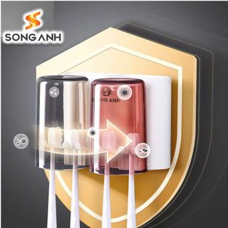 Bộ Đựng Kem Đánh Răng 2 Cốc - SONGANH