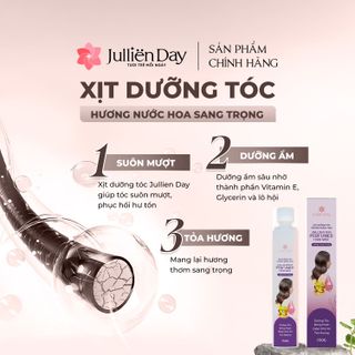Xịt dưỡng tóc hương nước hoa Jullien Day - Hương sang trọng 150ml